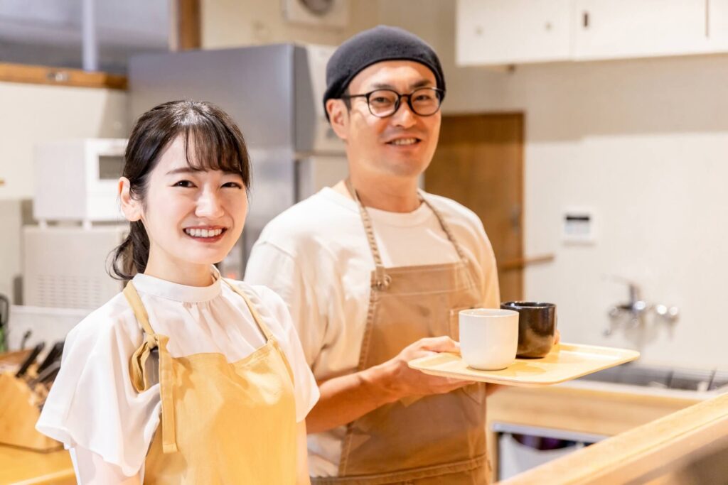 カフェの店員